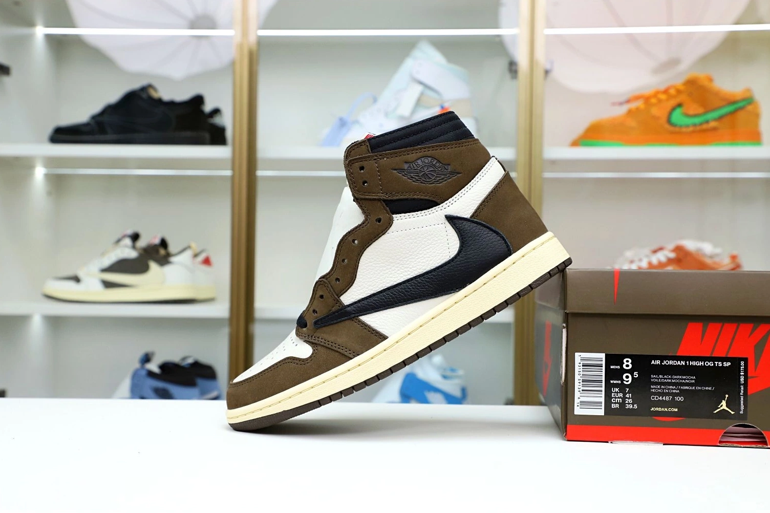 RETRO 'MOCHA' AIR HIGH 1 SCOTT X TRAVIS OG JORDAN 0206